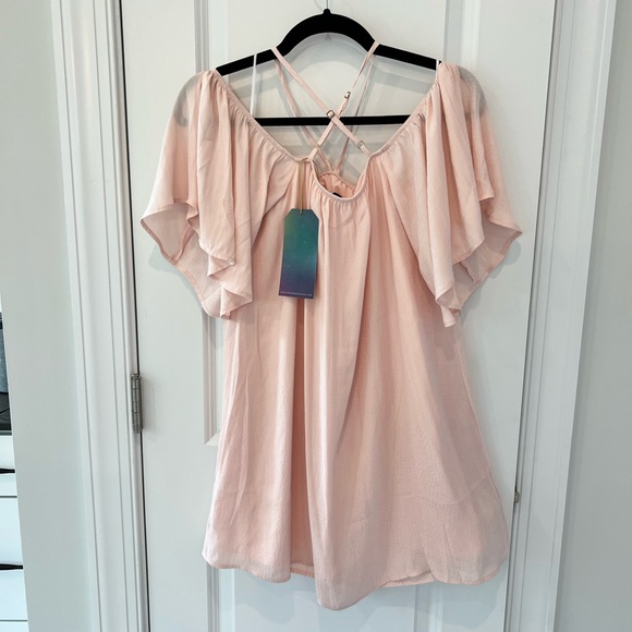 Show Me Your MuMu SMYM light pink dress size Small NWT - Picture 4 of 5